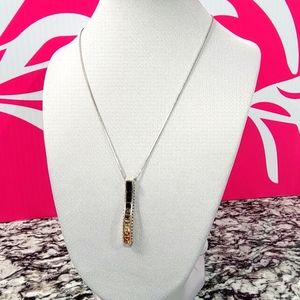 BRIGHTON RETIRED SPECTRUM TOPAZ HUES PENDENT NECKLACE